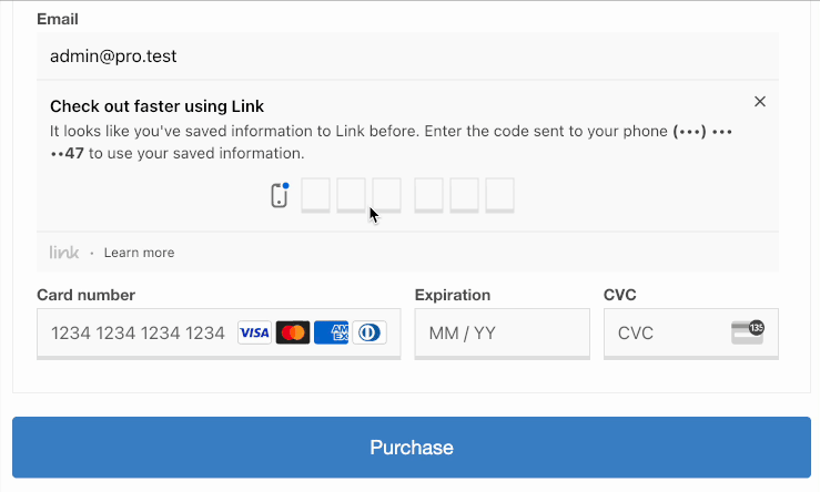 edd-stripe-link-example-1 – Easy Digital Downloads An example of Stripe Link to optimize an eCommerce checkout process.