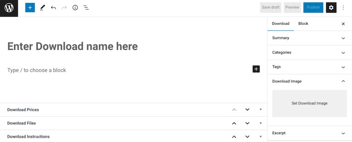 Adding a free download lead magnet in Easy Digital Downloads.