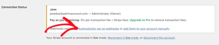 The Easy Digital Downloads option to automatically set up webhooks with Stripe gateway.