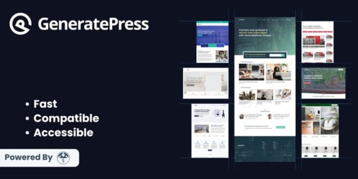 The GeneratePress theme.