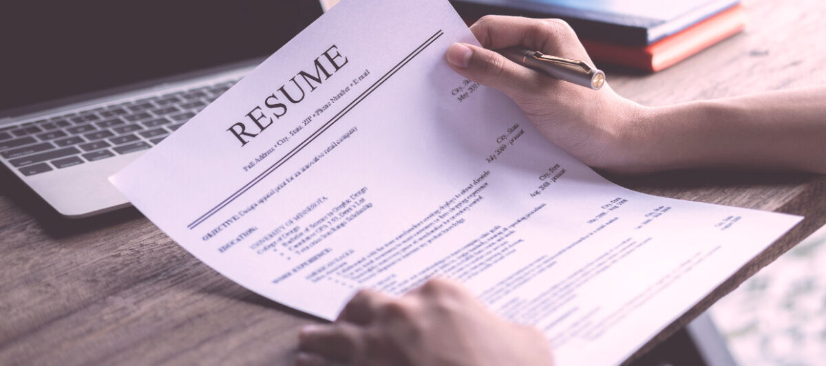 Photo: A resume, a simple digital product idea