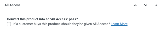 Converting a free trial subscription in WordPress into an All Access pass product.