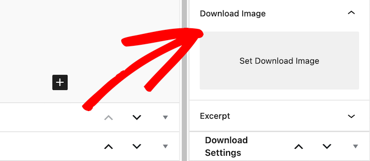 Setting a digital download image on a product page in WordPress.