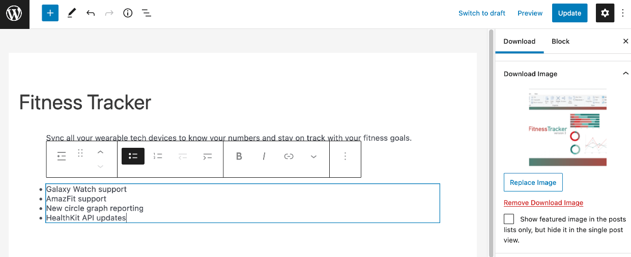 Screenshots: EDD 3.0 editing Download with block editor