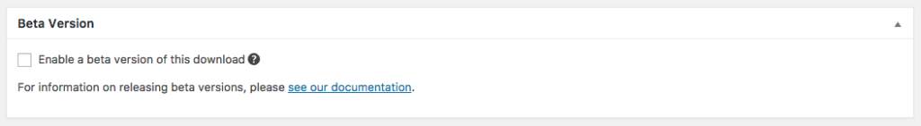 edd-sl-beta-versions