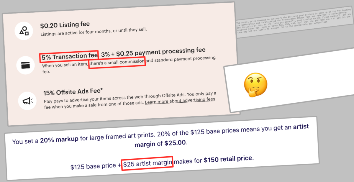 Graphic: terms of use text snippets