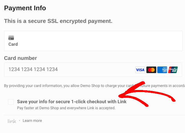 The Stripe Link checkout in Easy Digital Downloads and WordPress.