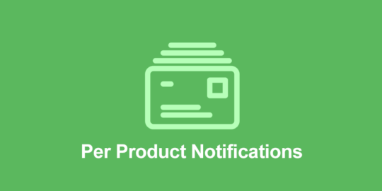 Per Product Notifications