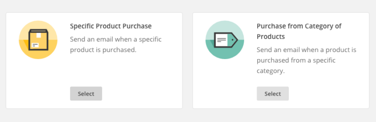 Specific Product Purchase