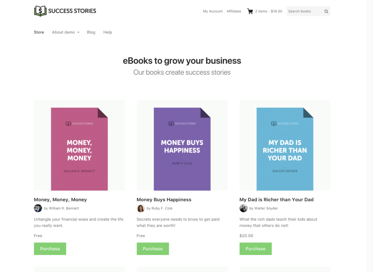 One of the best WordPress eCommerce themes called Themedd.