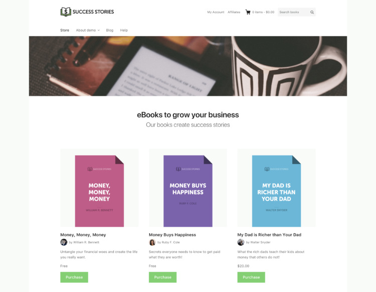 A header image can be added. It will adapt based on whether the page is full width or not
