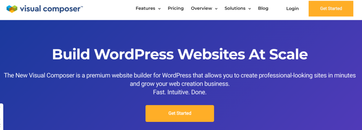 The Visual Composer website.